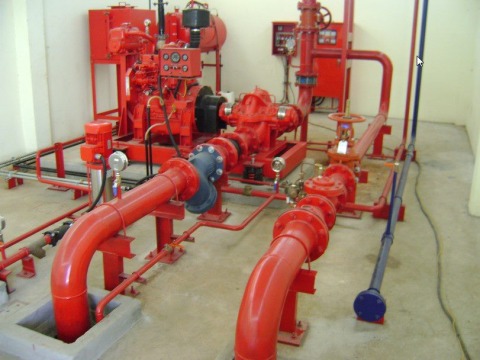 งานวางระบบท่อดับเพลิงอุตสาสาหกรรม ชลบุรี